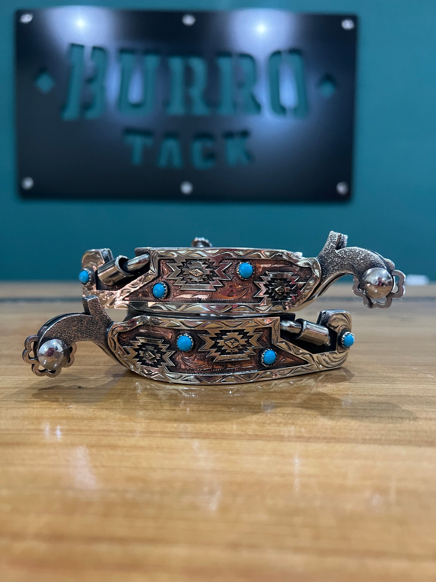 Burro tack ladies spurs 004