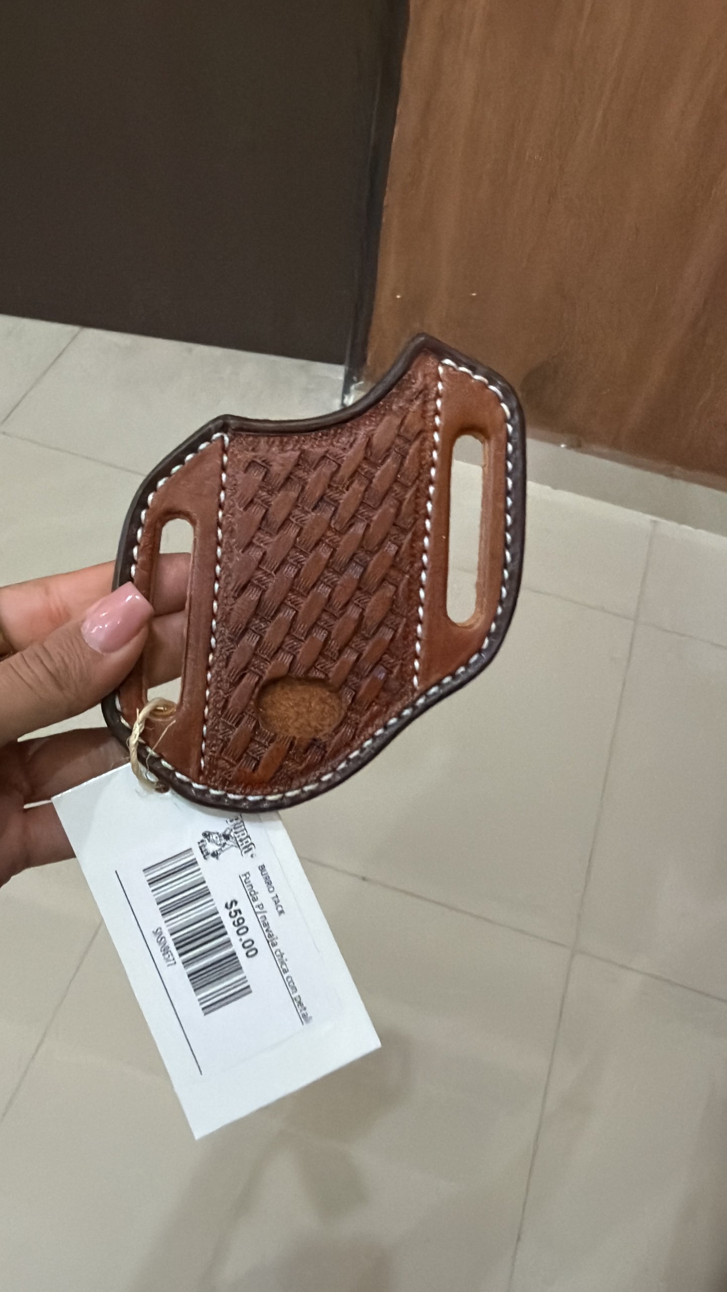 Basket Weave Pocket Knife Sheath