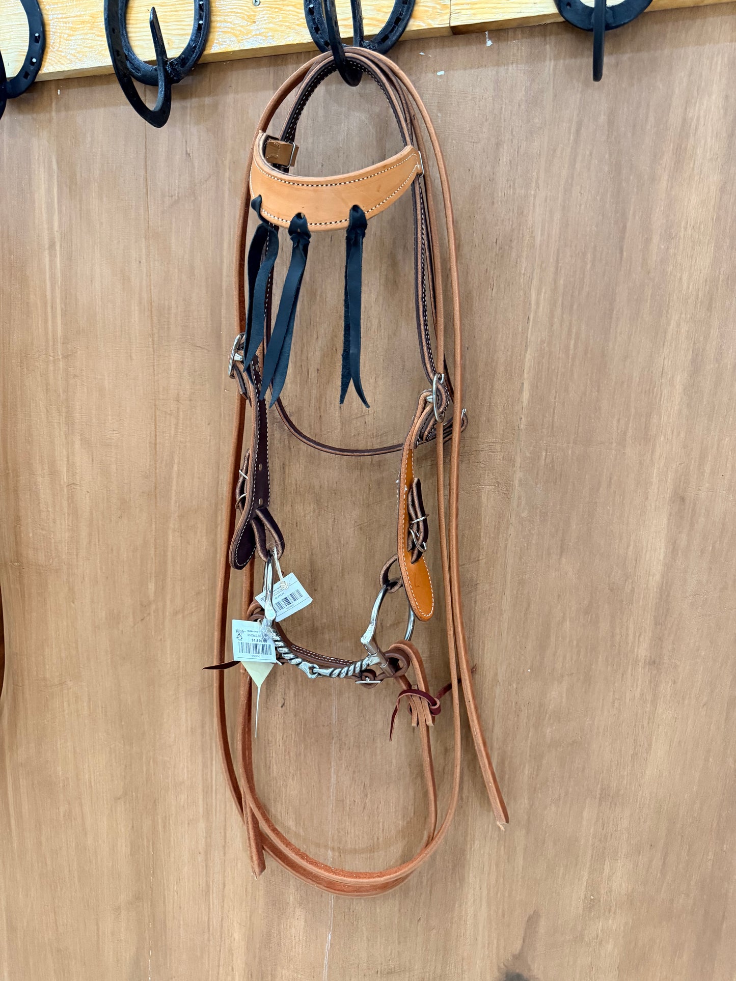 Old Timer Headstall Twisted Snaffle