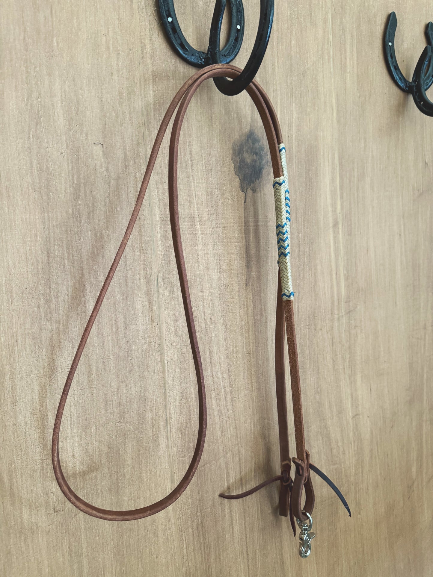 Rawhide roping reins