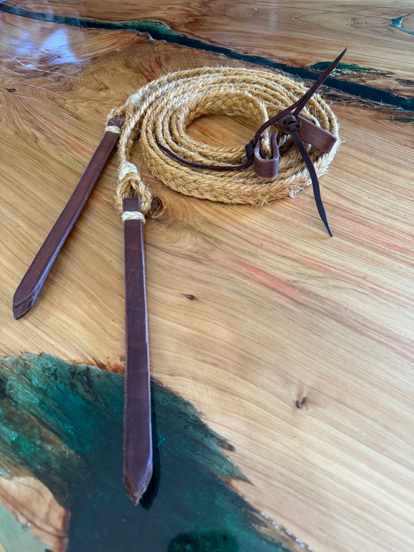 Braided Mecate Ixtle Reins