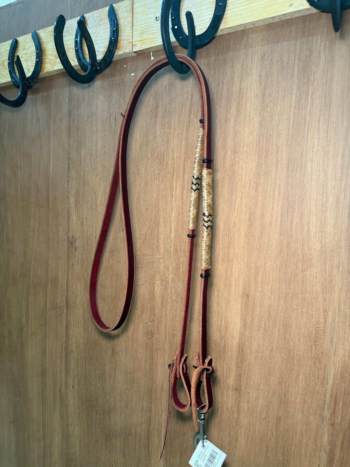 Rawhide roping reins