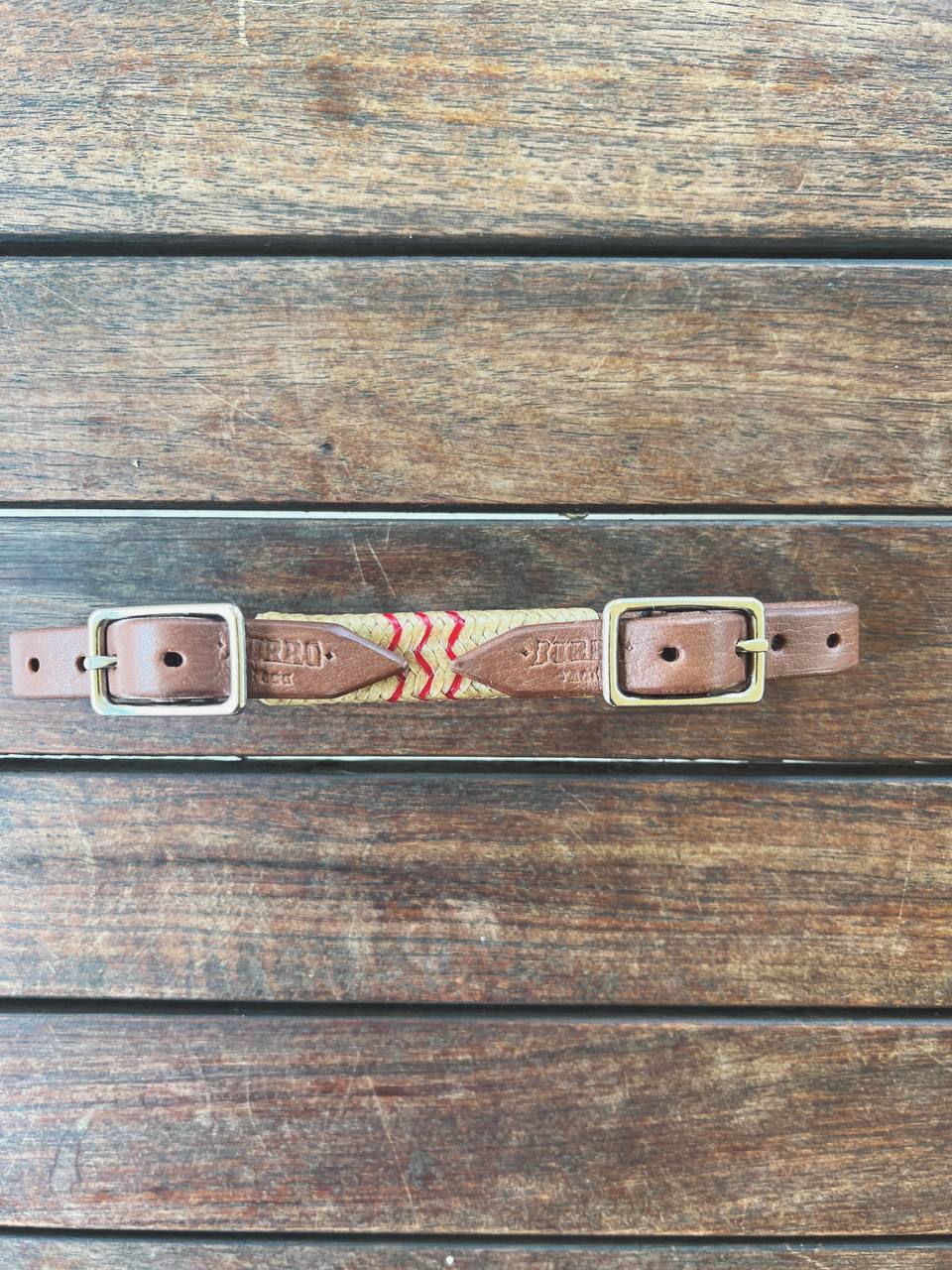 Rawhide Wrap Curb Strap