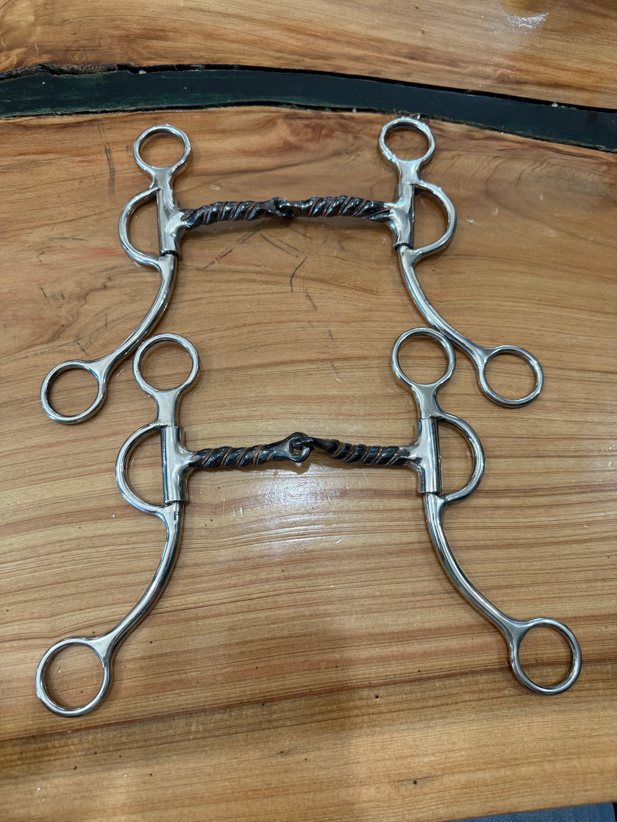 Twisted Wire Snaffle Mouth Grazing Bit