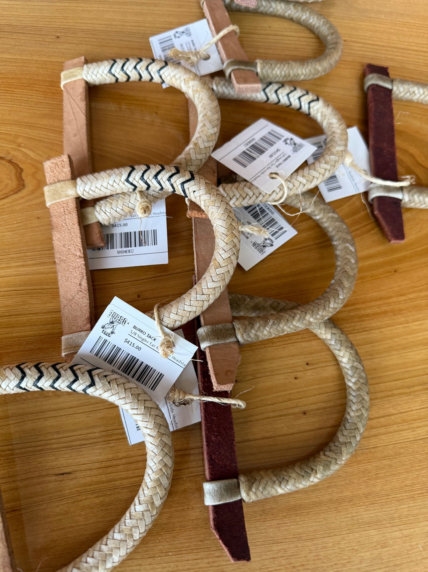 Braided Rawhide One Ear Loop