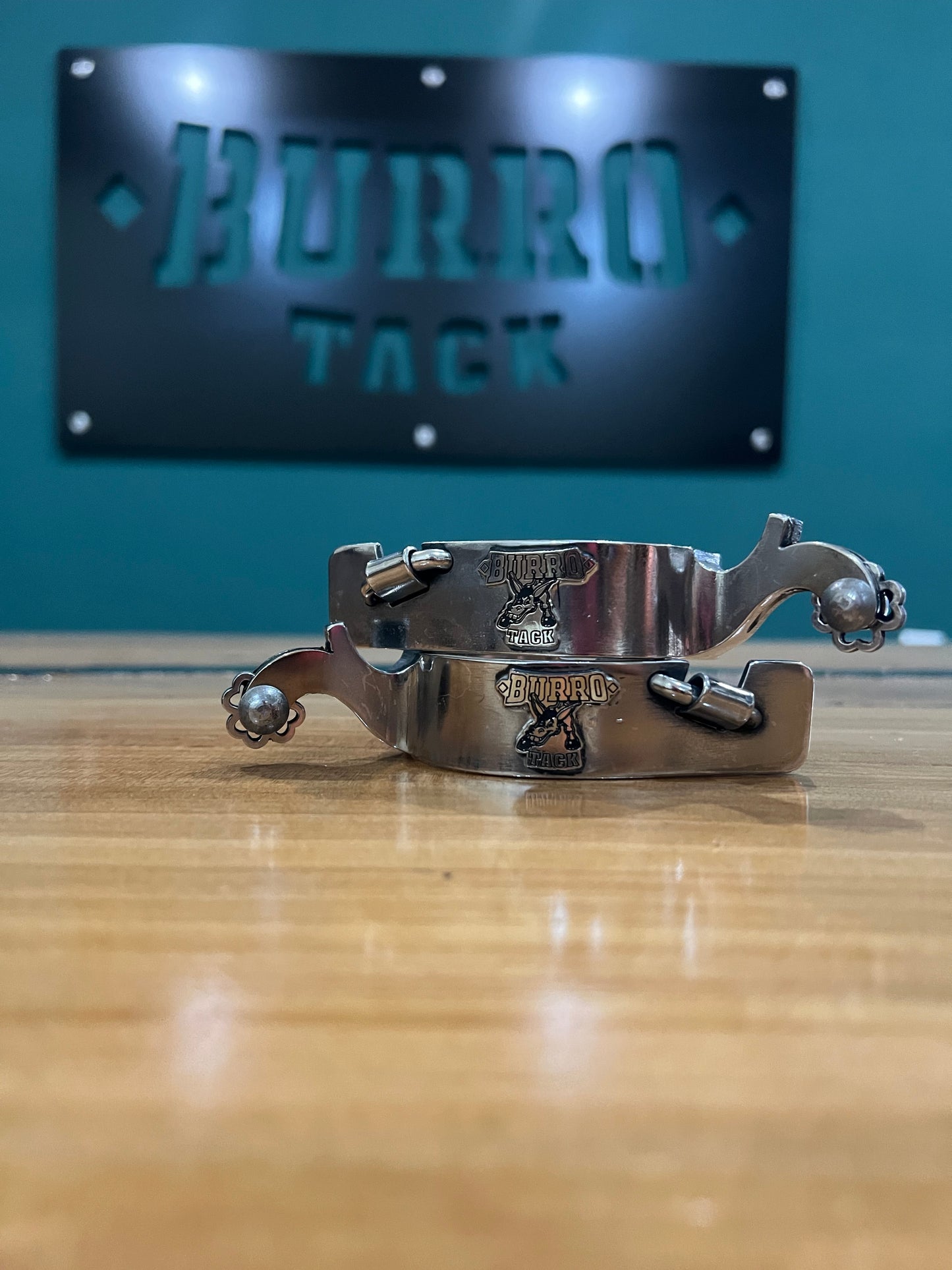 Burrotack inox ladies spurs 10