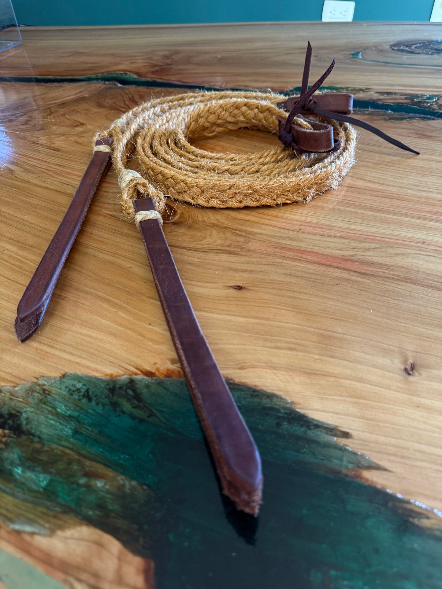Braided Mecate Ixtle Reins