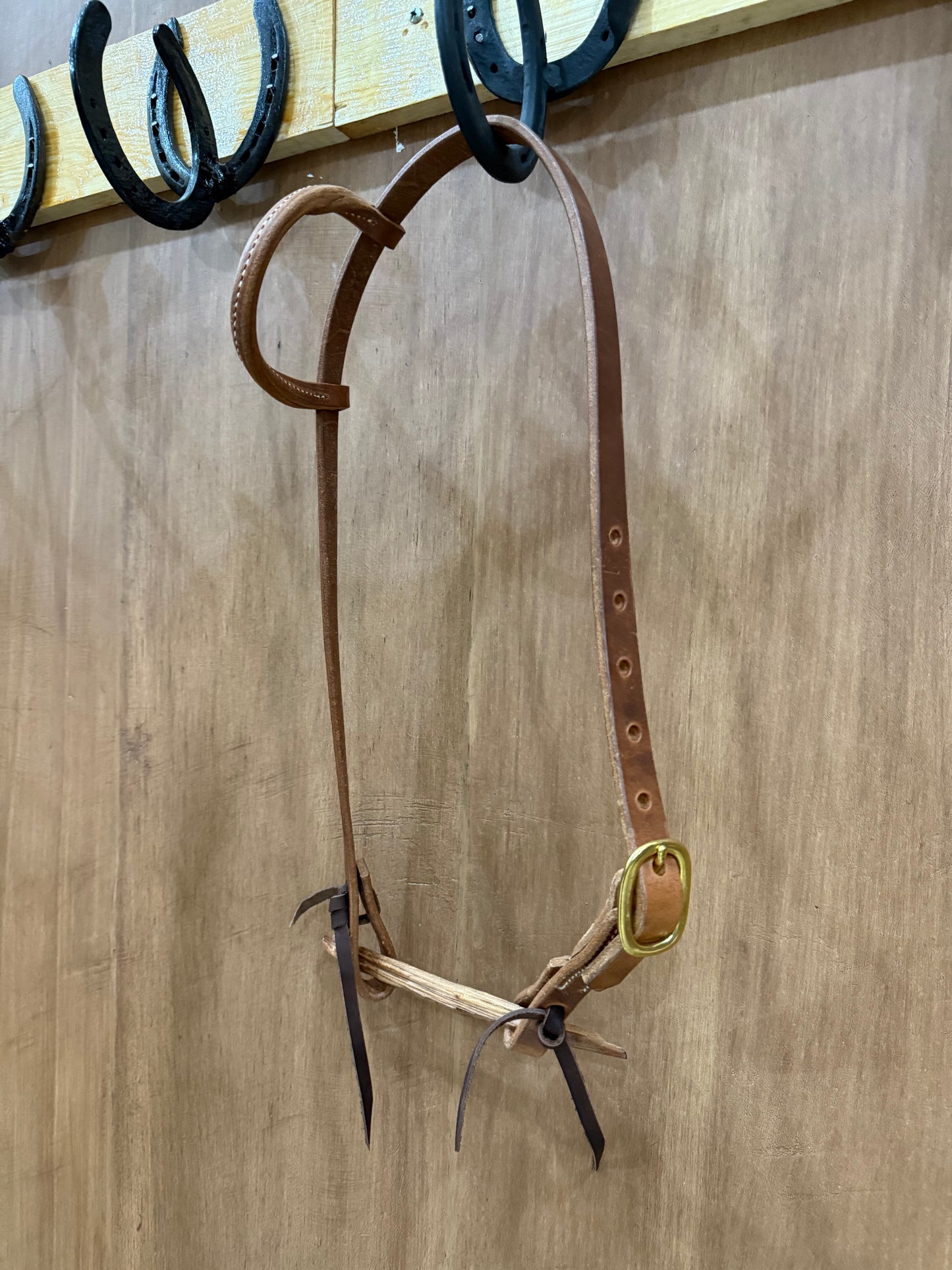 One ear one buckle 3/4” headstall