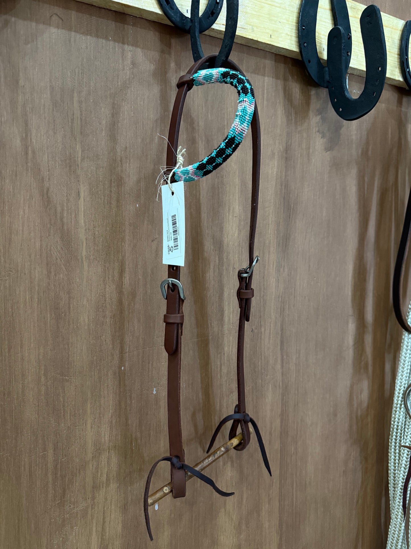 Beaded one ear headstall