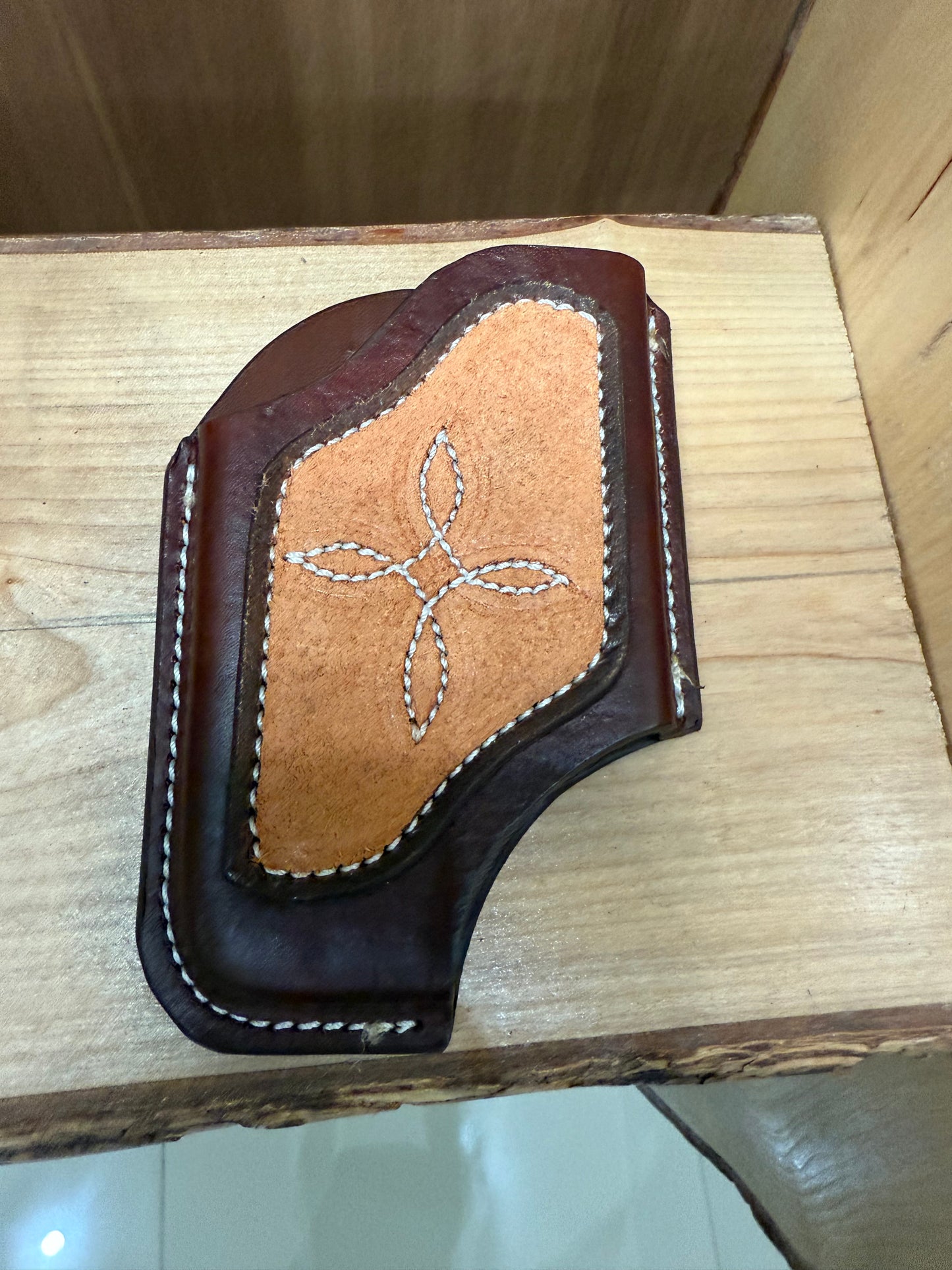 Cowhide western phone case