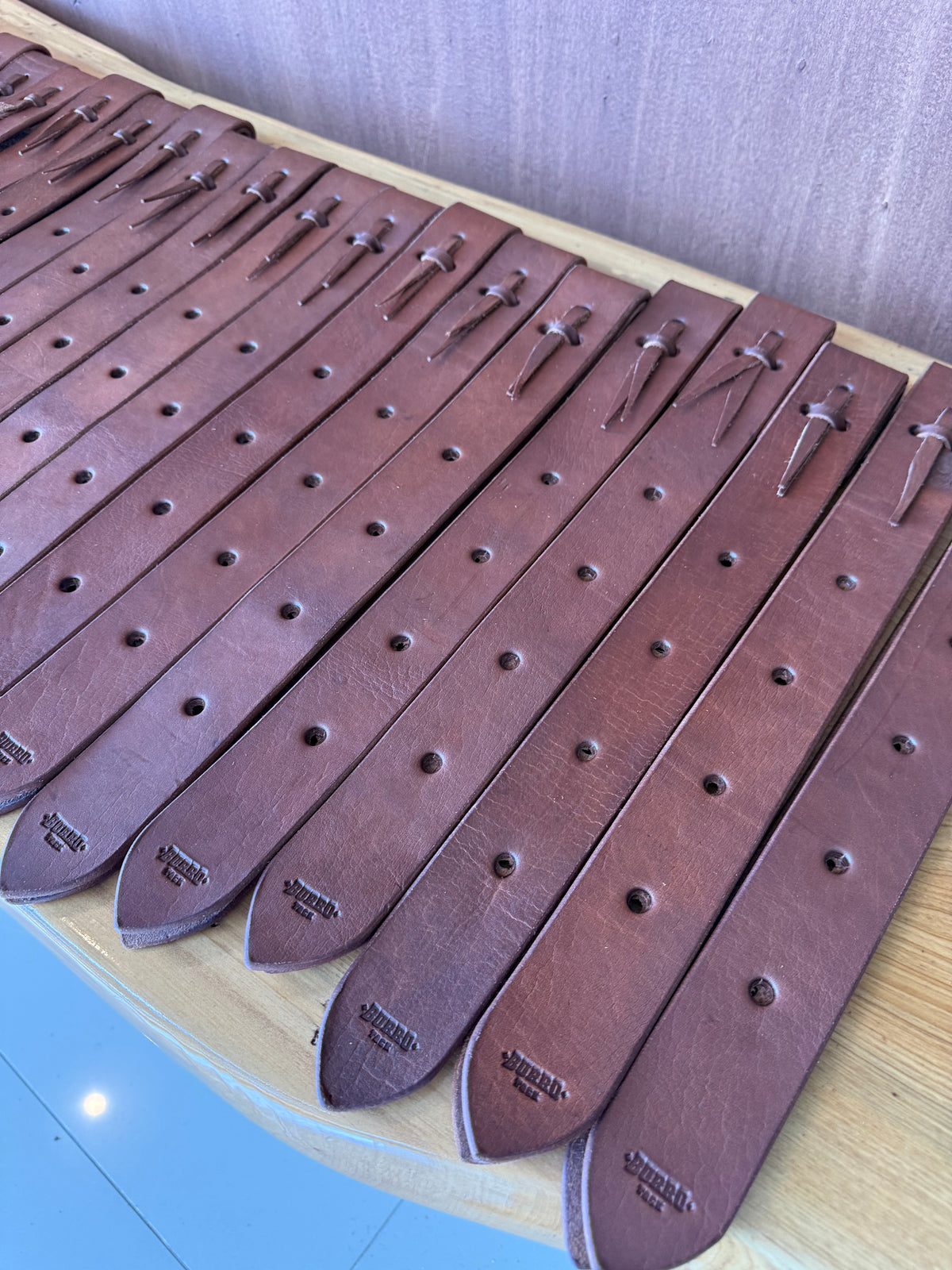 Leather Off Billet – Handmade