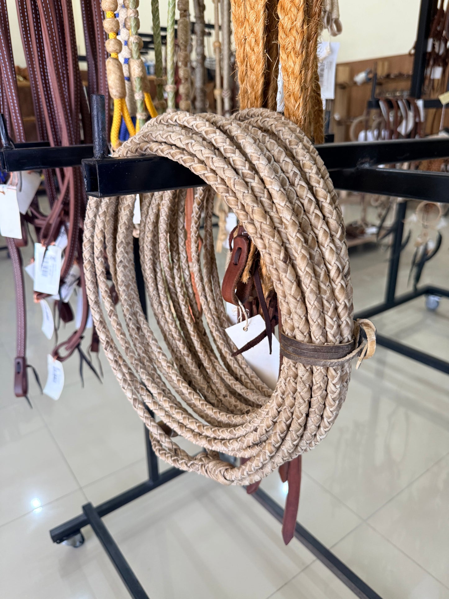 Braided Rawhide Reata