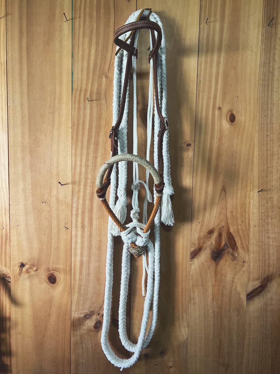 Leather bosal Working Hackamore