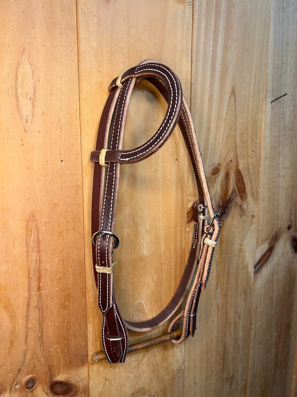 One Ear Headstall with Throatlatch and Quick Change