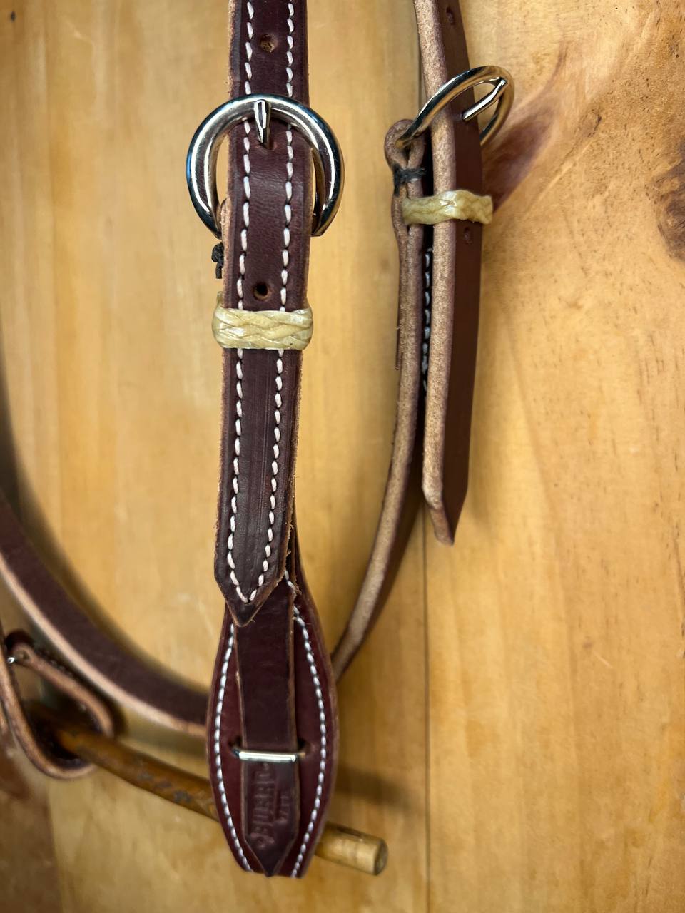 One Ear Headstall with Throatlatch and Quick Change