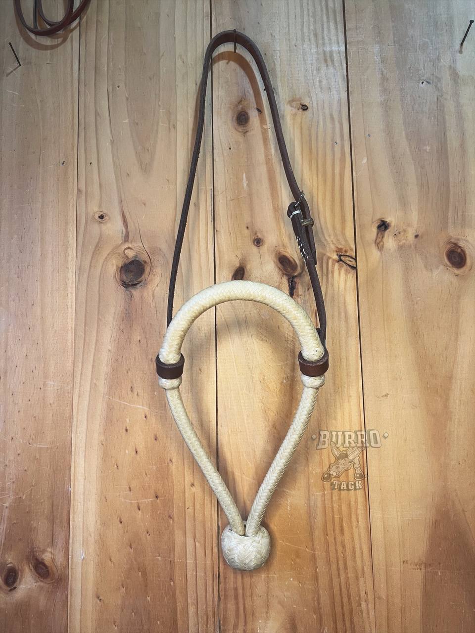 Bozal 5/8" de cuero crudo