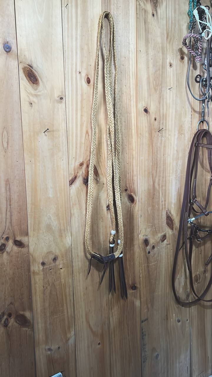 Braided Mecate Ixtle Reins