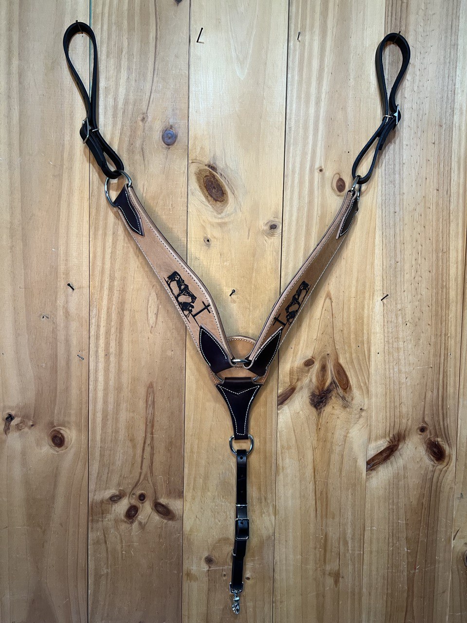 Praying COWBOY Roper Breast Collar