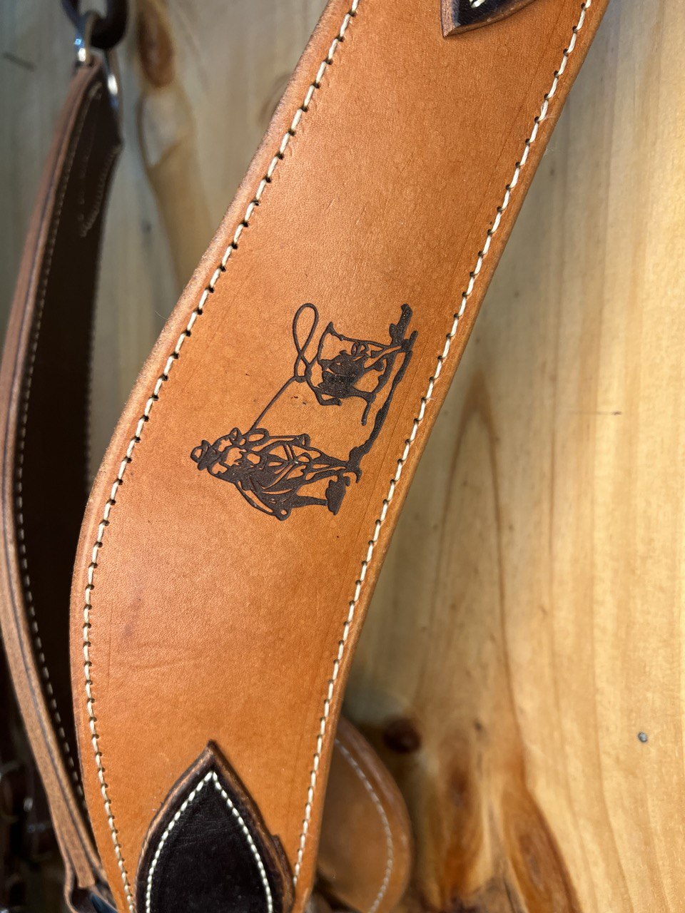 Praying COWBOY Roper Breast Collar