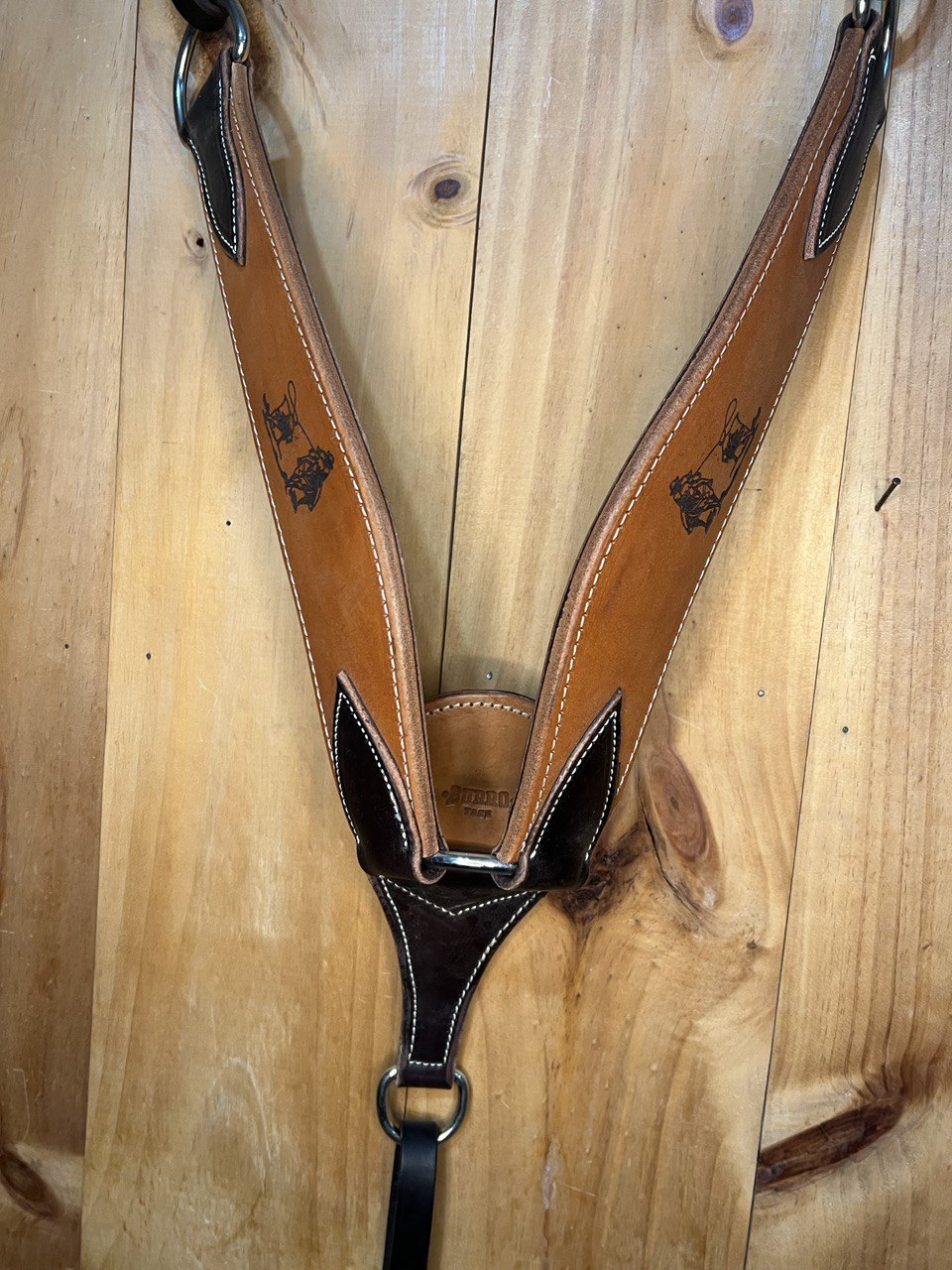 Praying COWBOY Roper Breast Collar