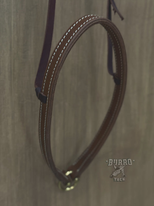 Harness leather noseband