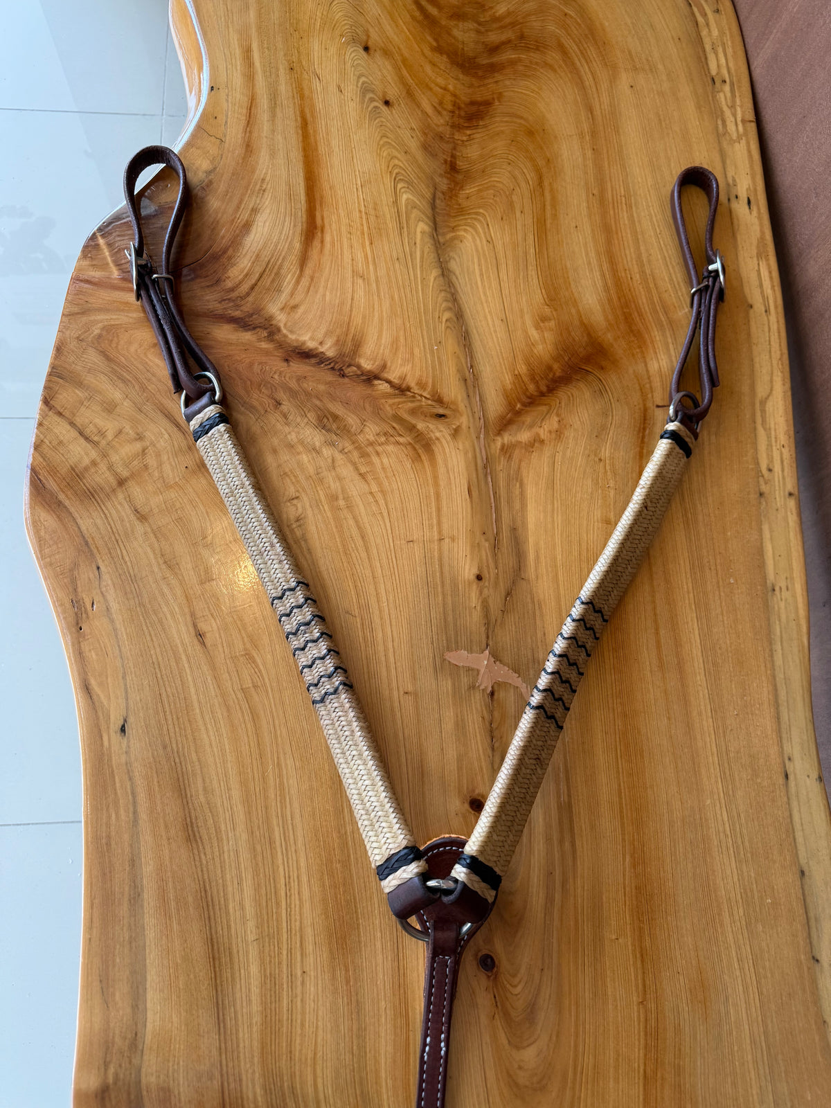 Rawhide breast collar