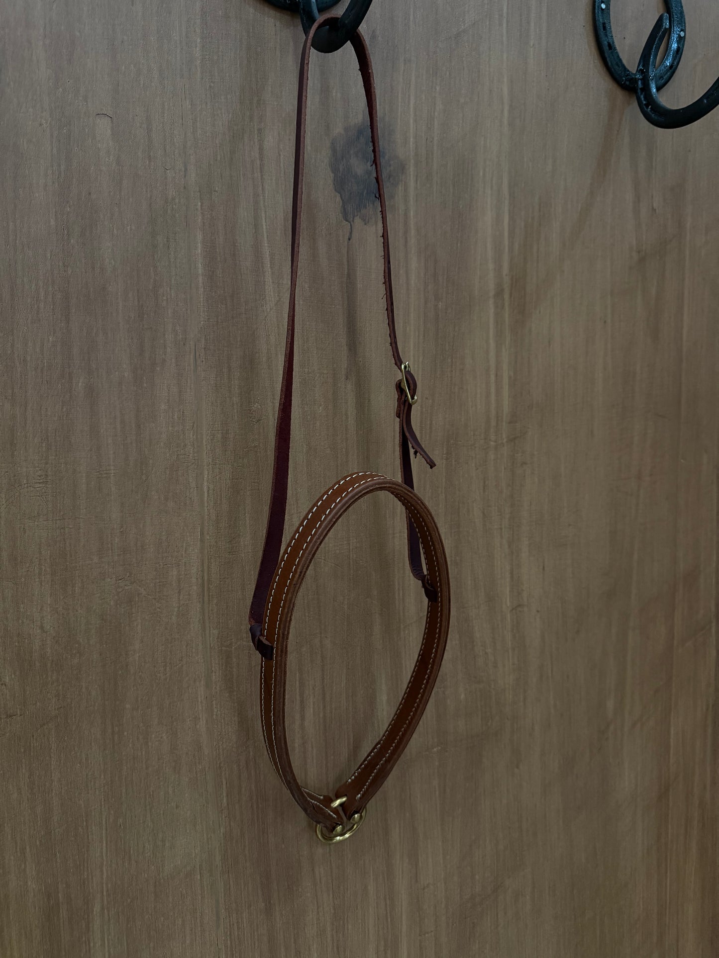 Harness leather noseband