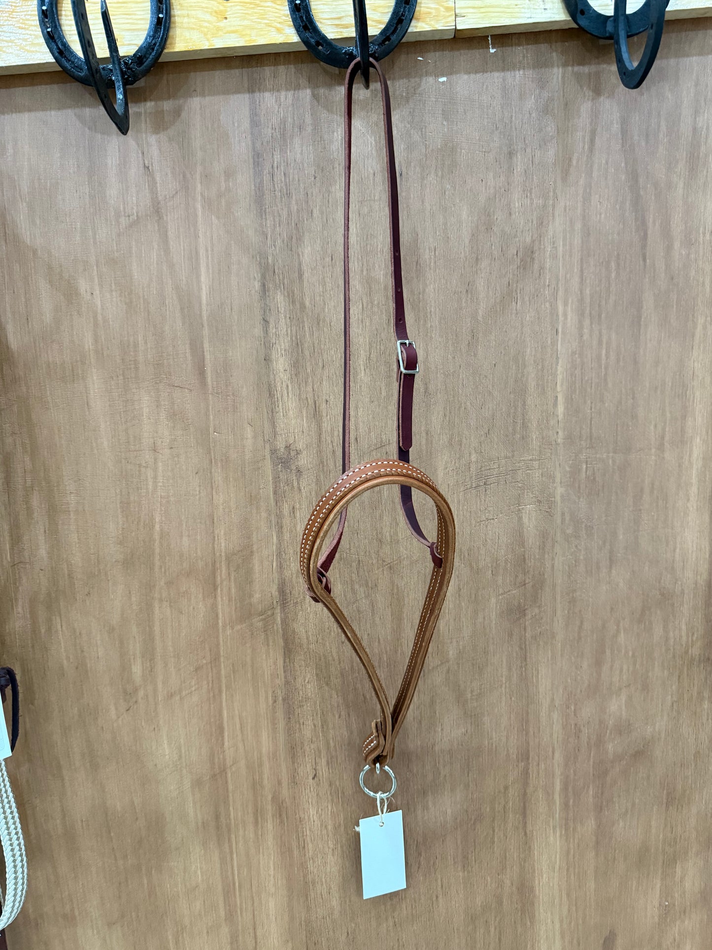 1” over lay leather nose band
