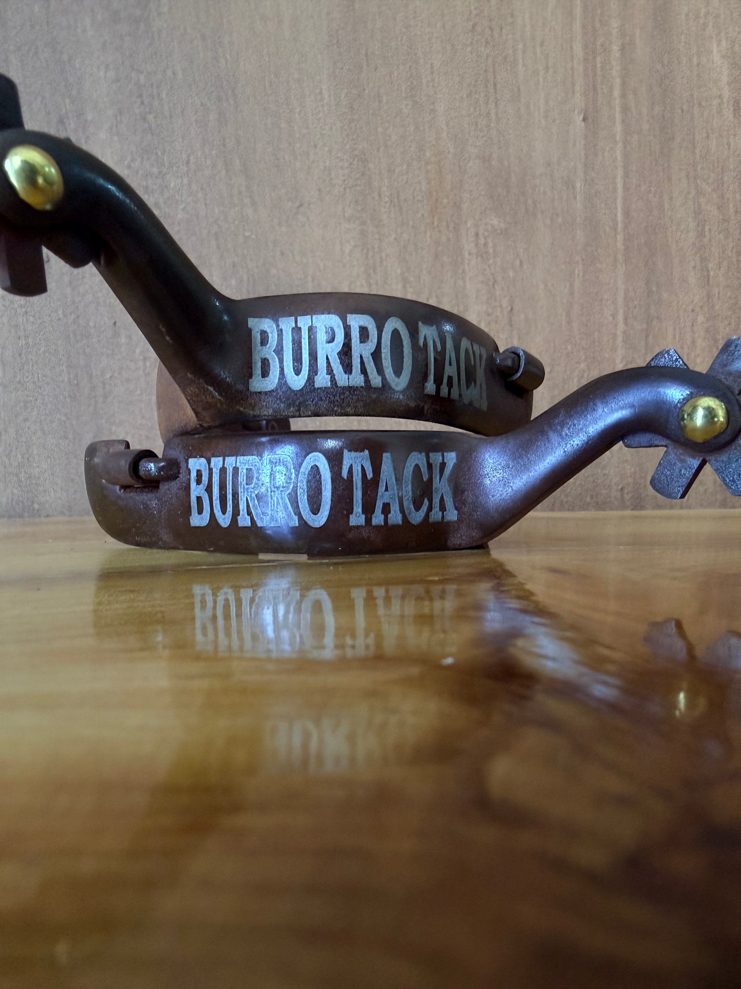 Men’s Antiqued Steel Long Shank Western Spurs