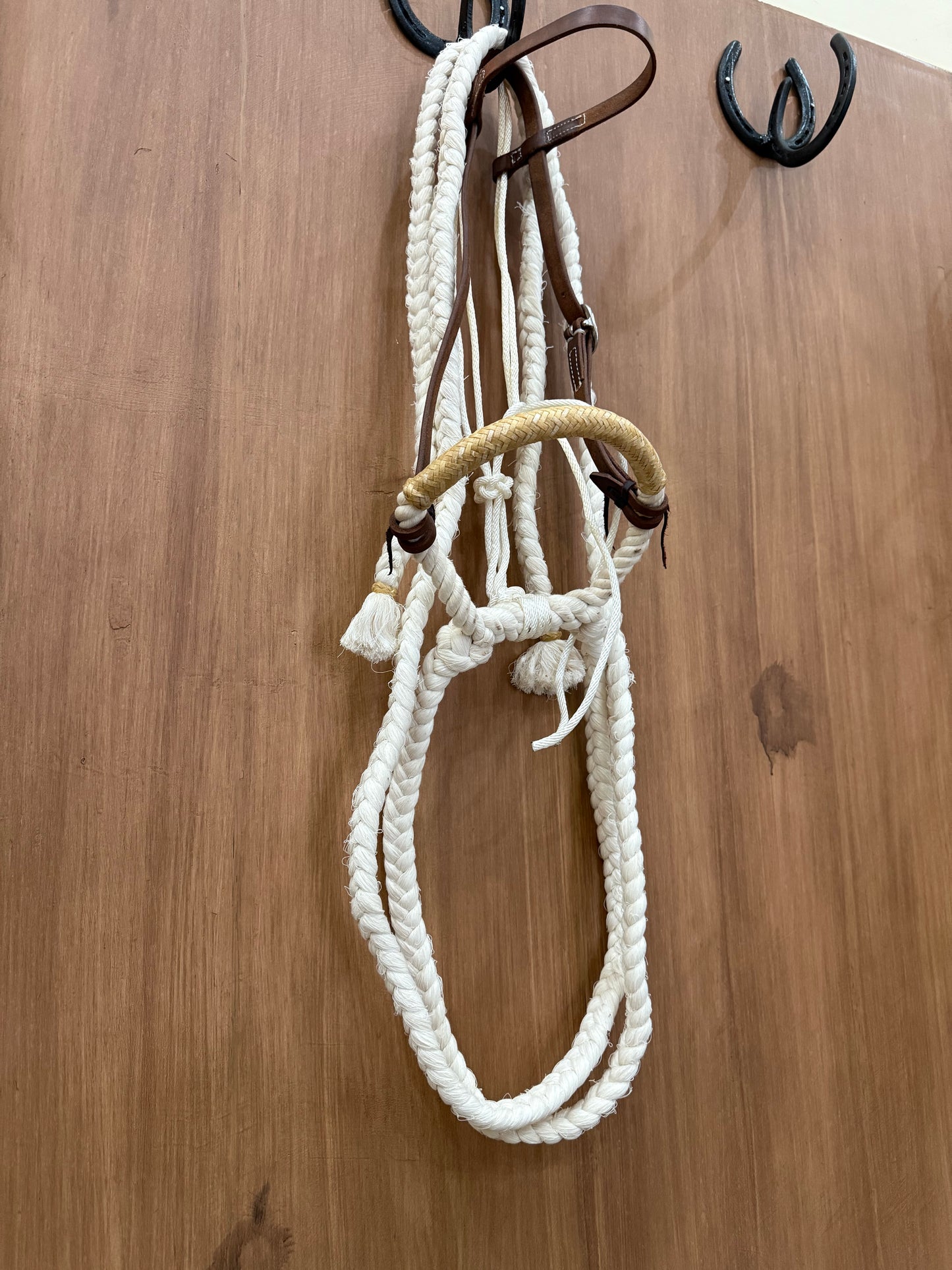Cotton Hackamore with reins