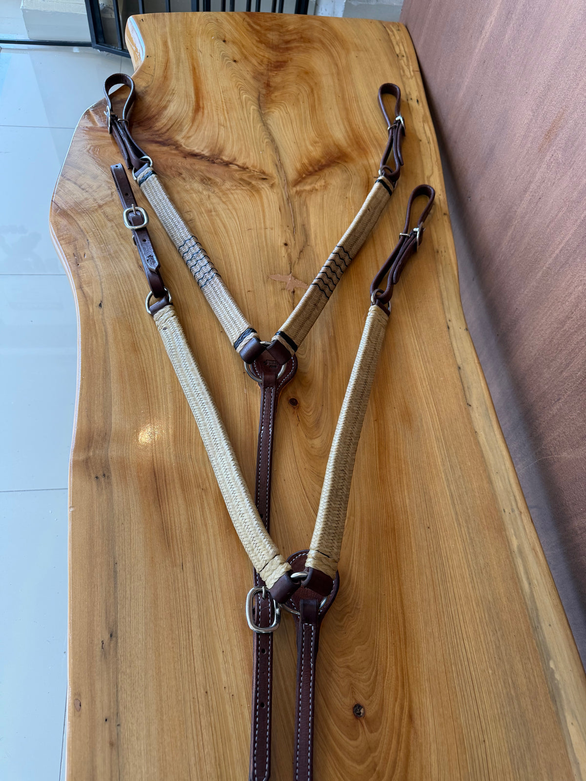 Rawhide breast collar