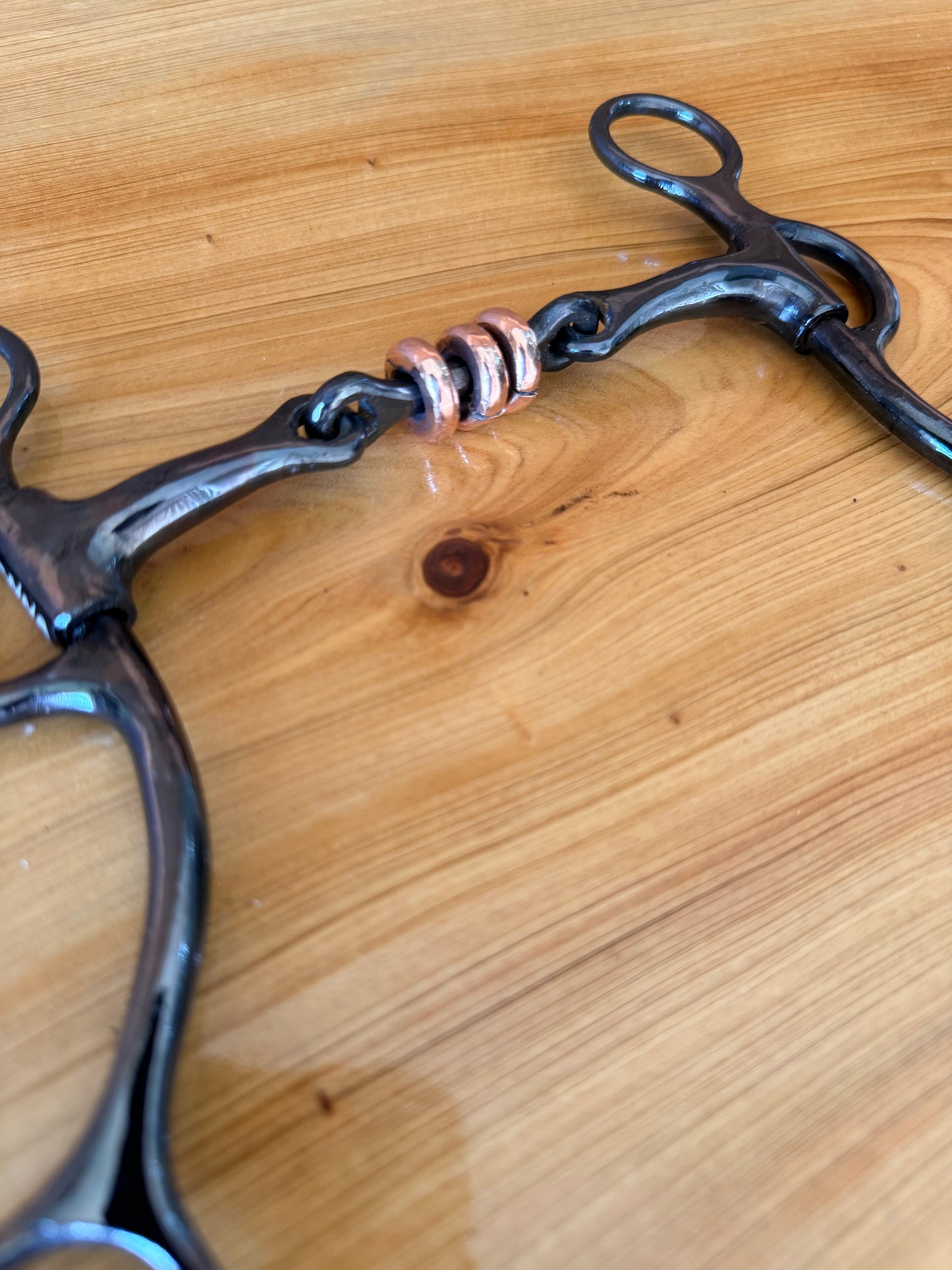 Short Shank Three-Piece Copper Roller Bit