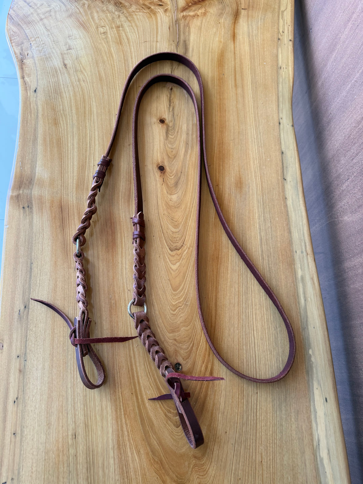 Roping Reins Braided Ends