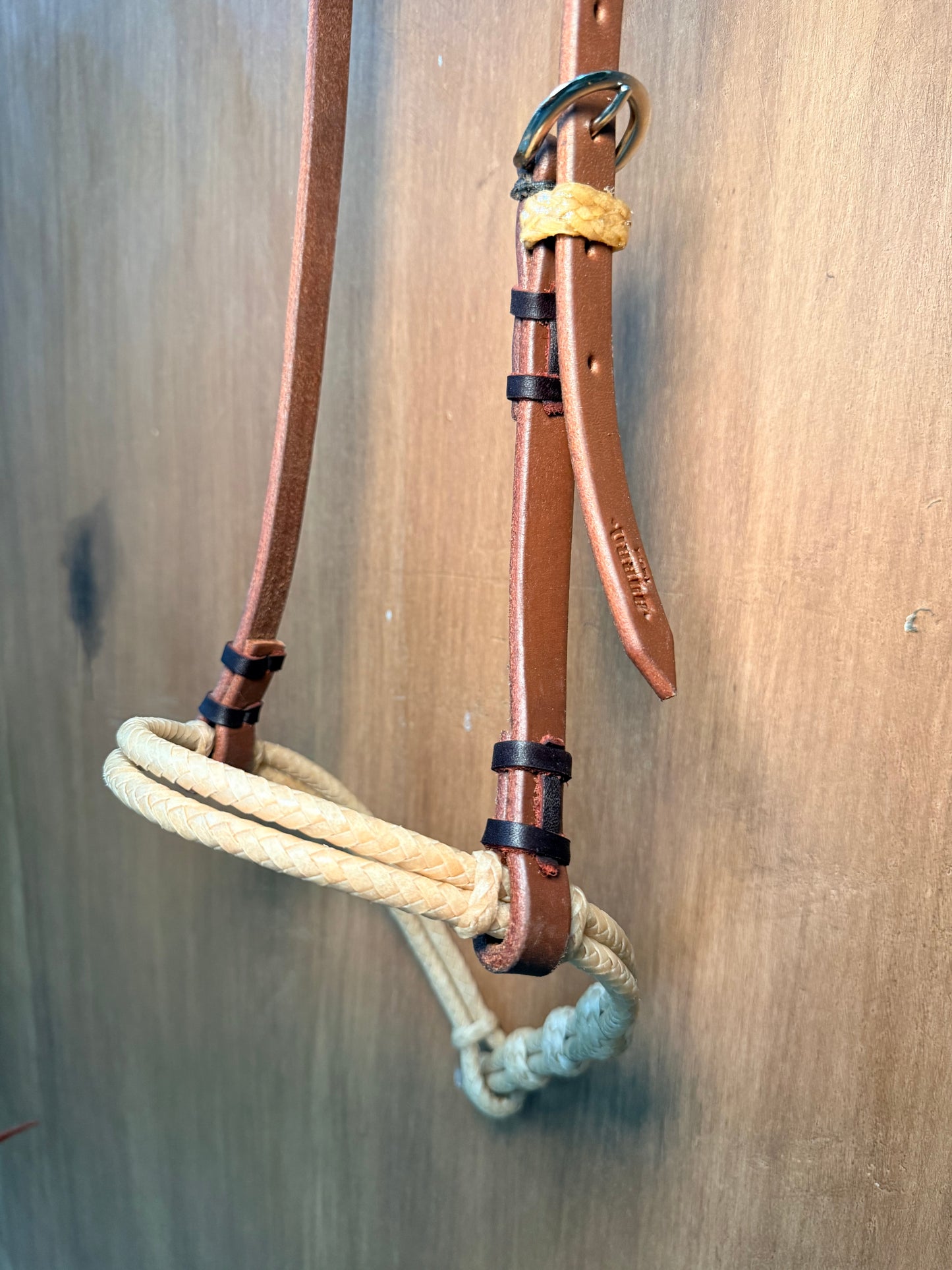 Braided Rawhide Cavesson