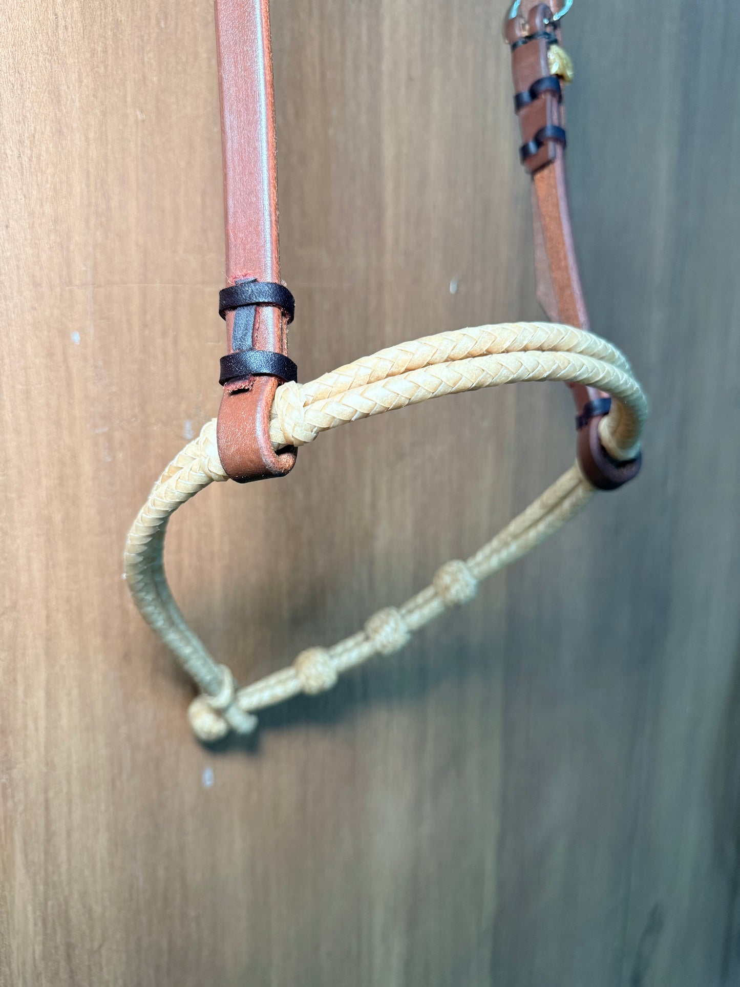 Braided Rawhide Cavesson