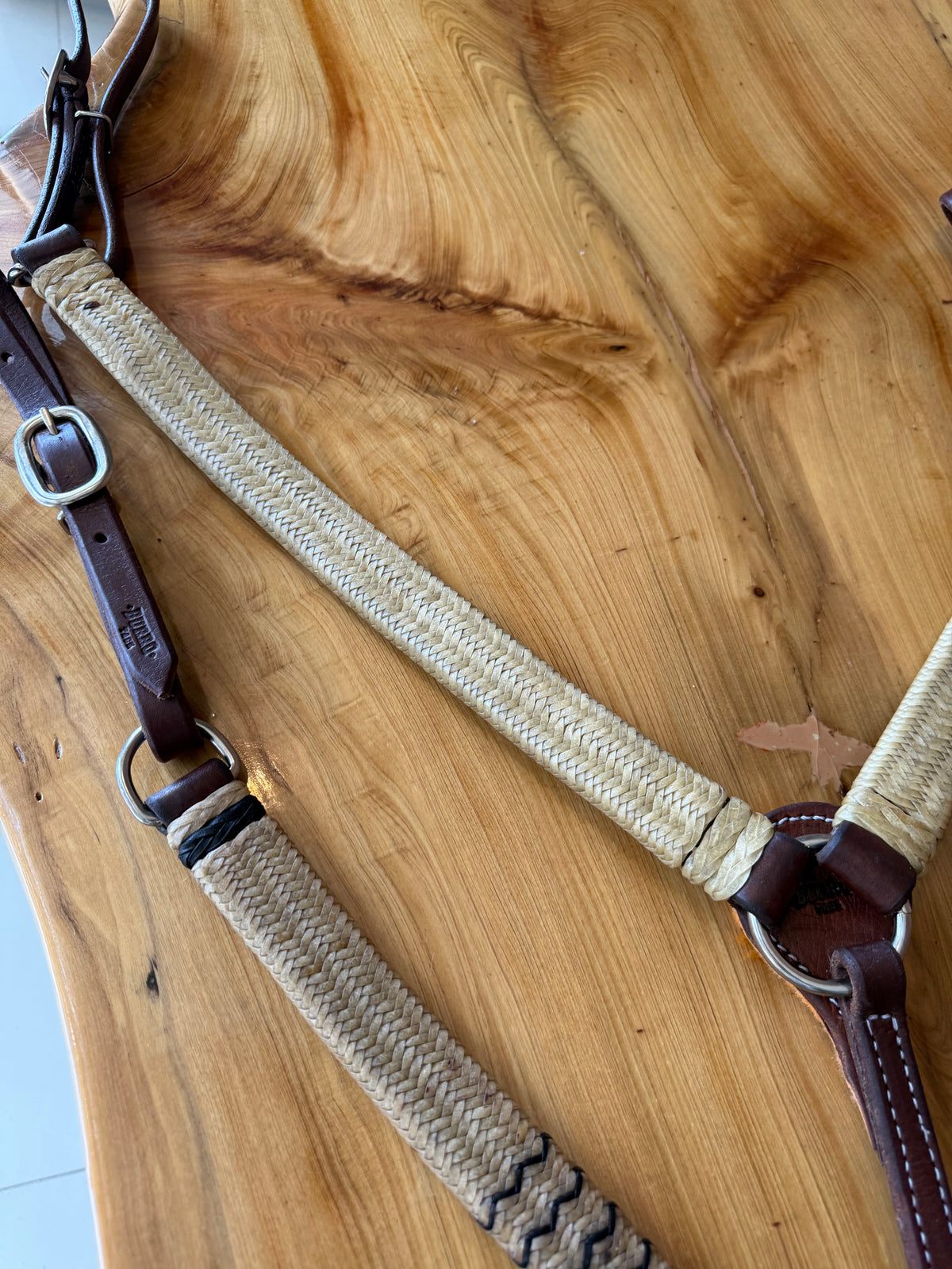Rawhide breast collar