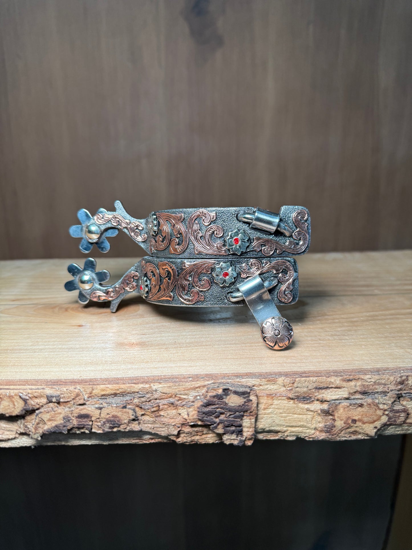 Ladies spurs 6 rose gold