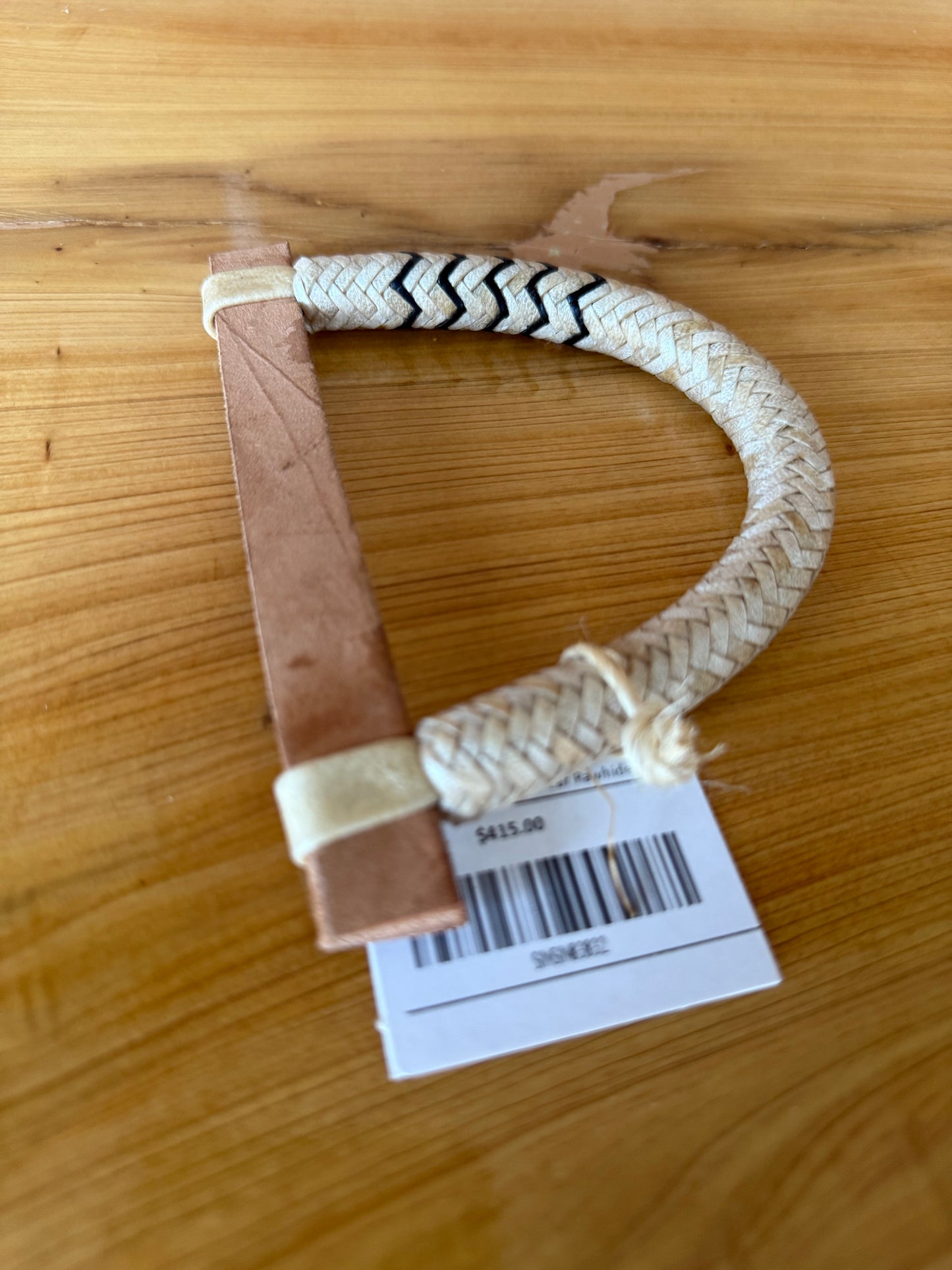 Braided Rawhide One Ear Loop