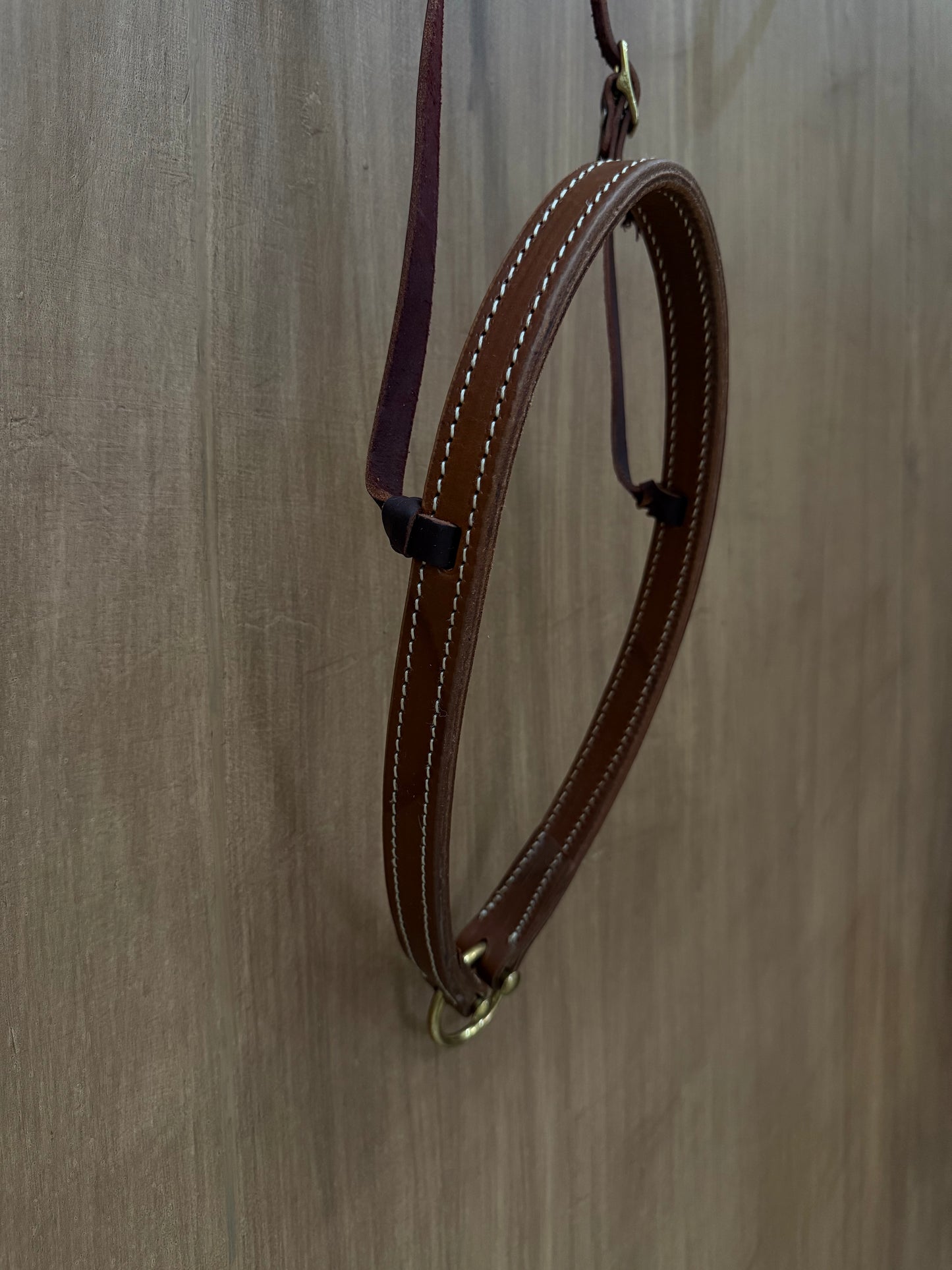 Harness leather noseband