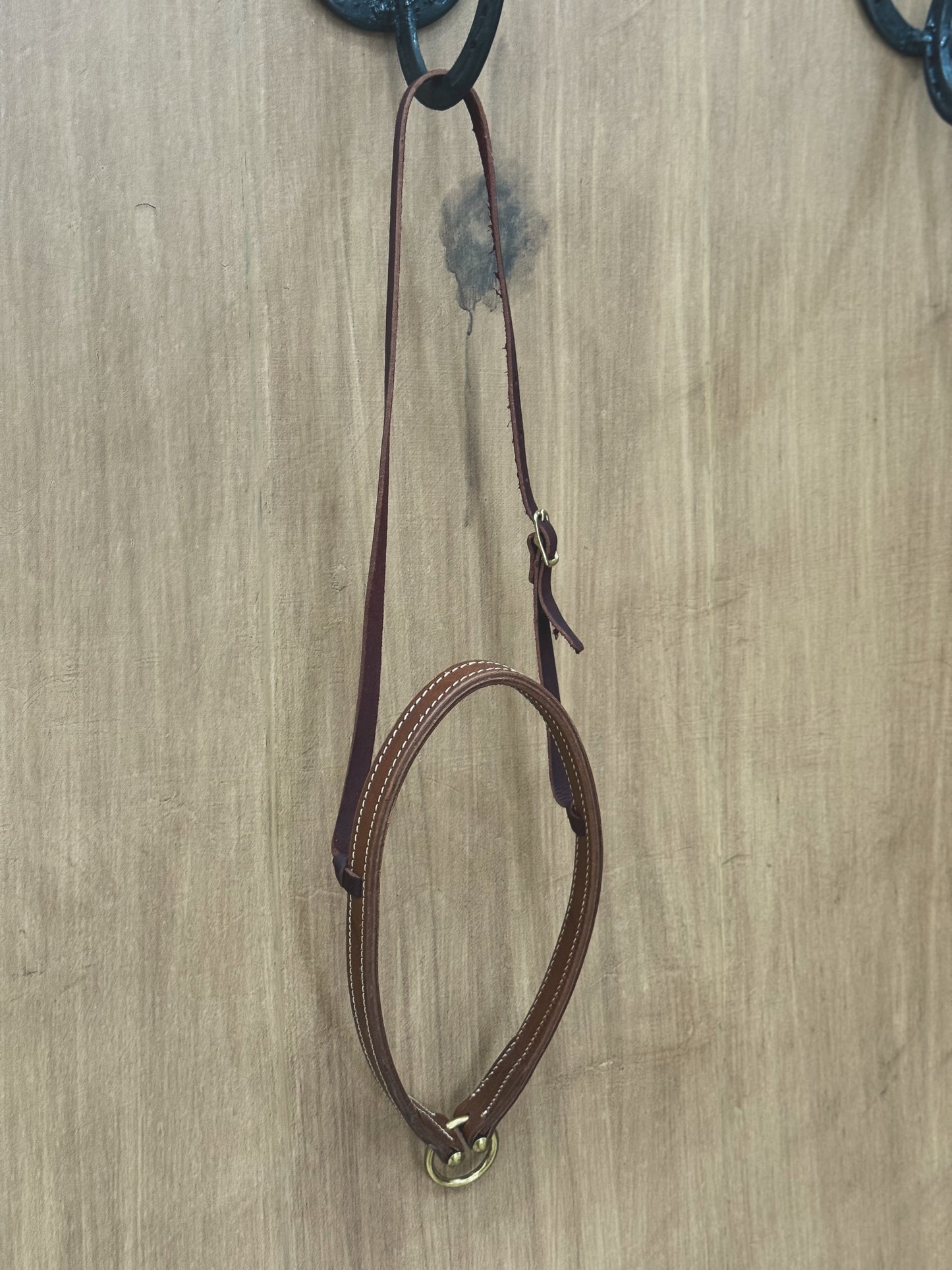 Harness leather noseband