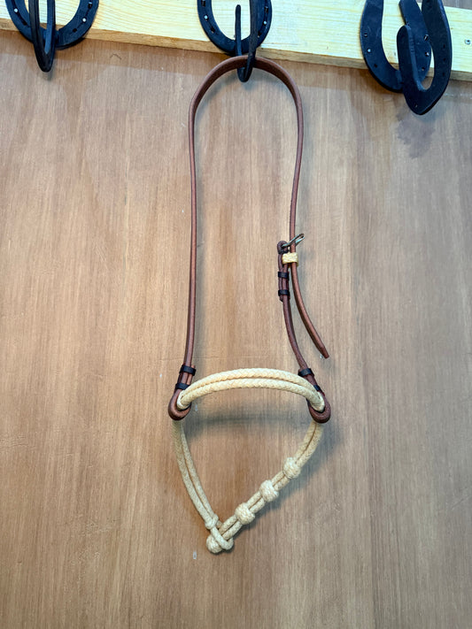 Braided Rawhide Cavesson