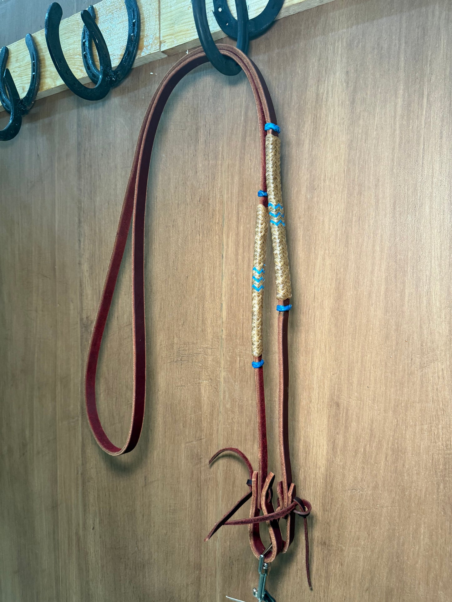 Rawhide roping reins