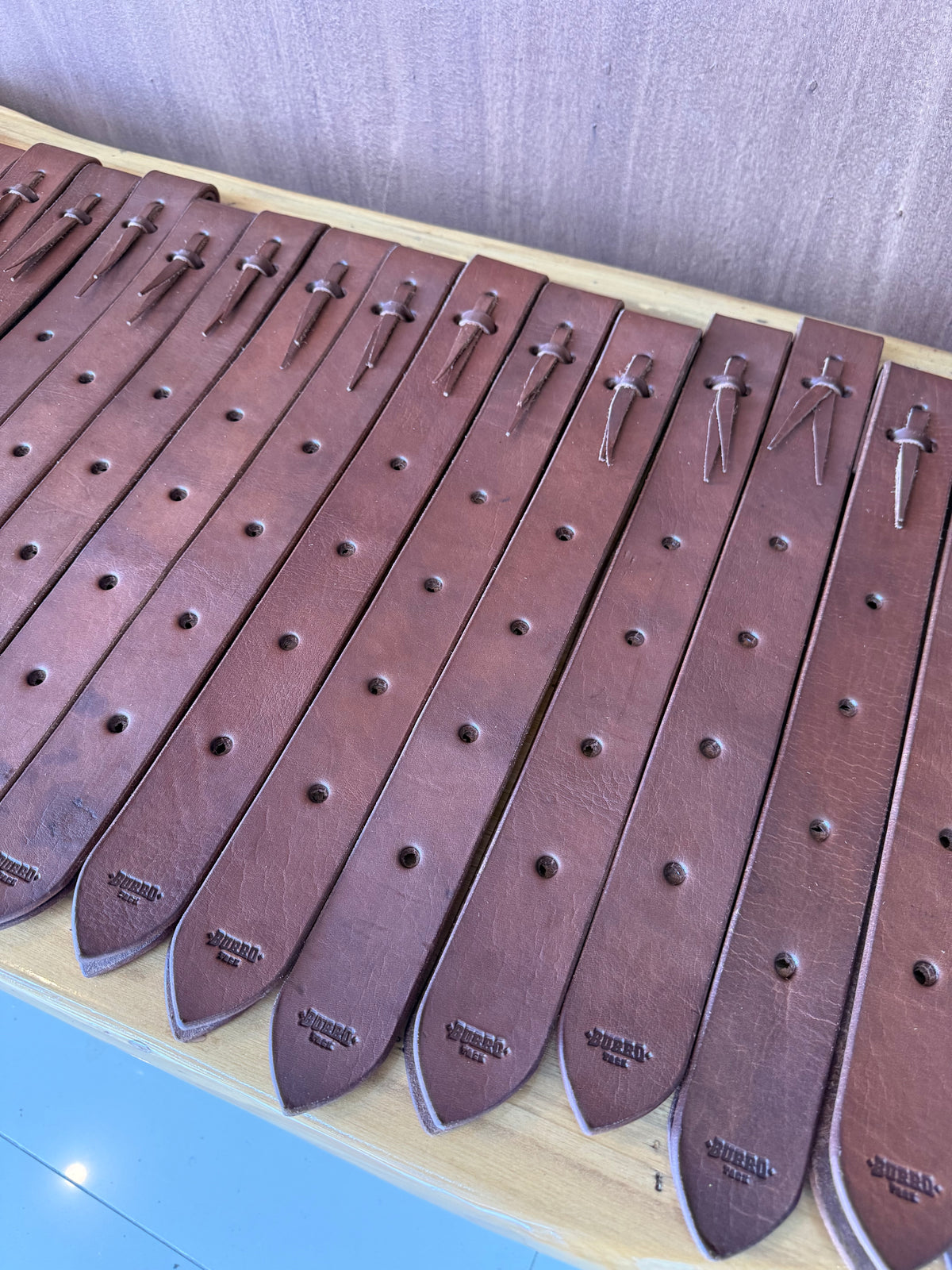 Leather Off Billet – Handmade