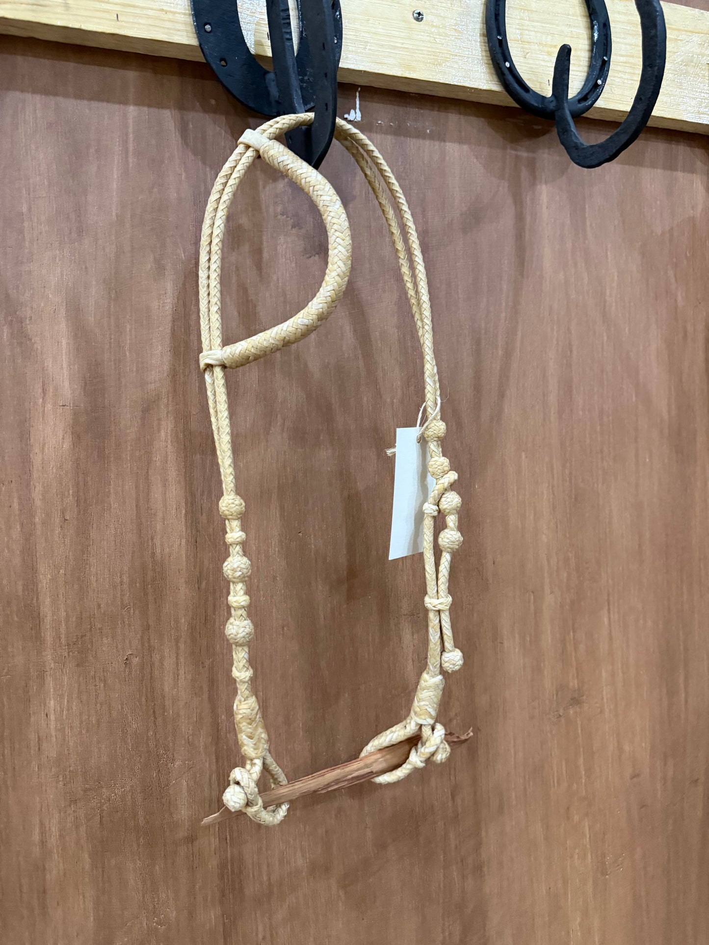 Braided rawhide one ear headstall