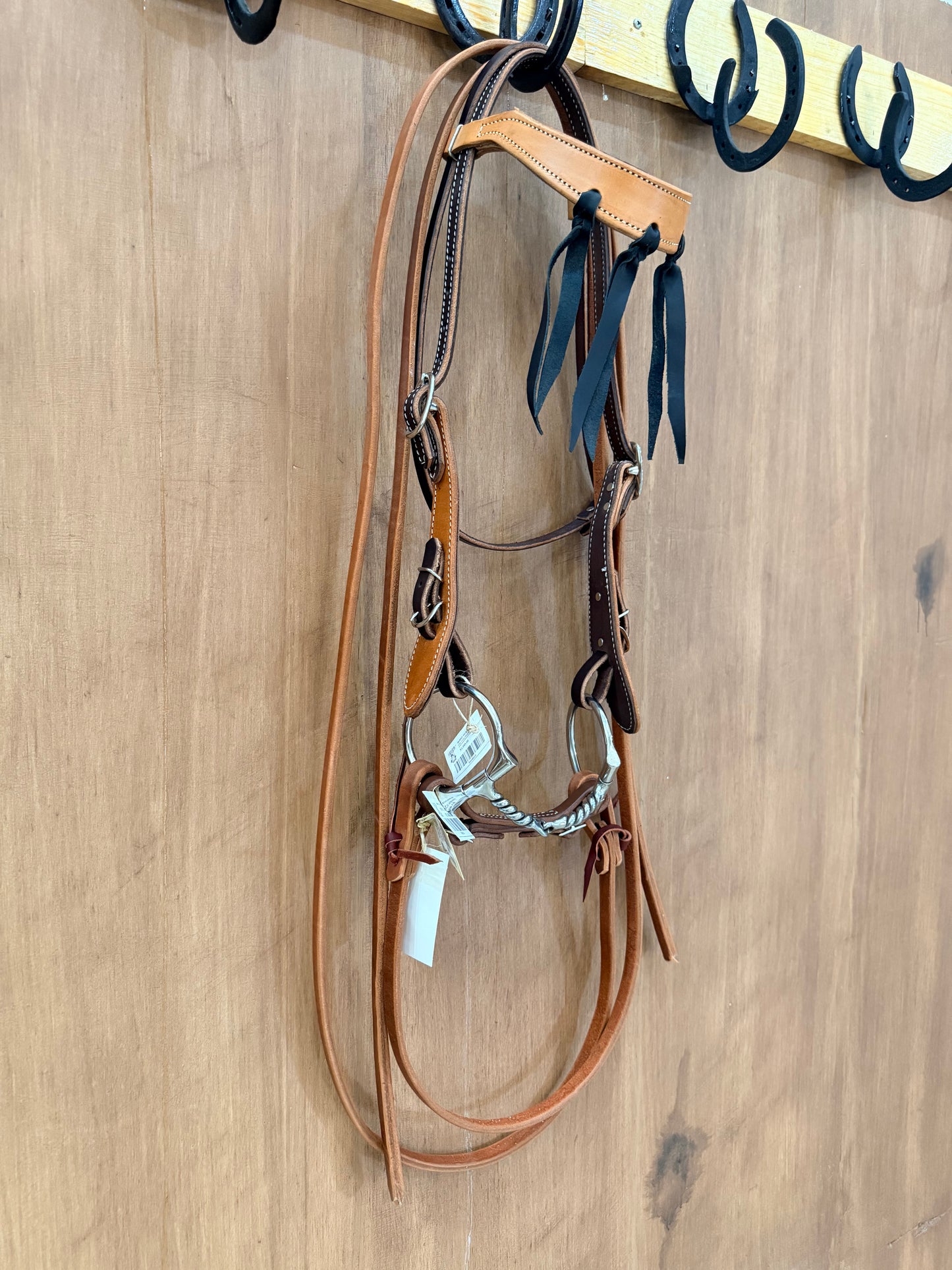 Old Timer Headstall Twisted Snaffle