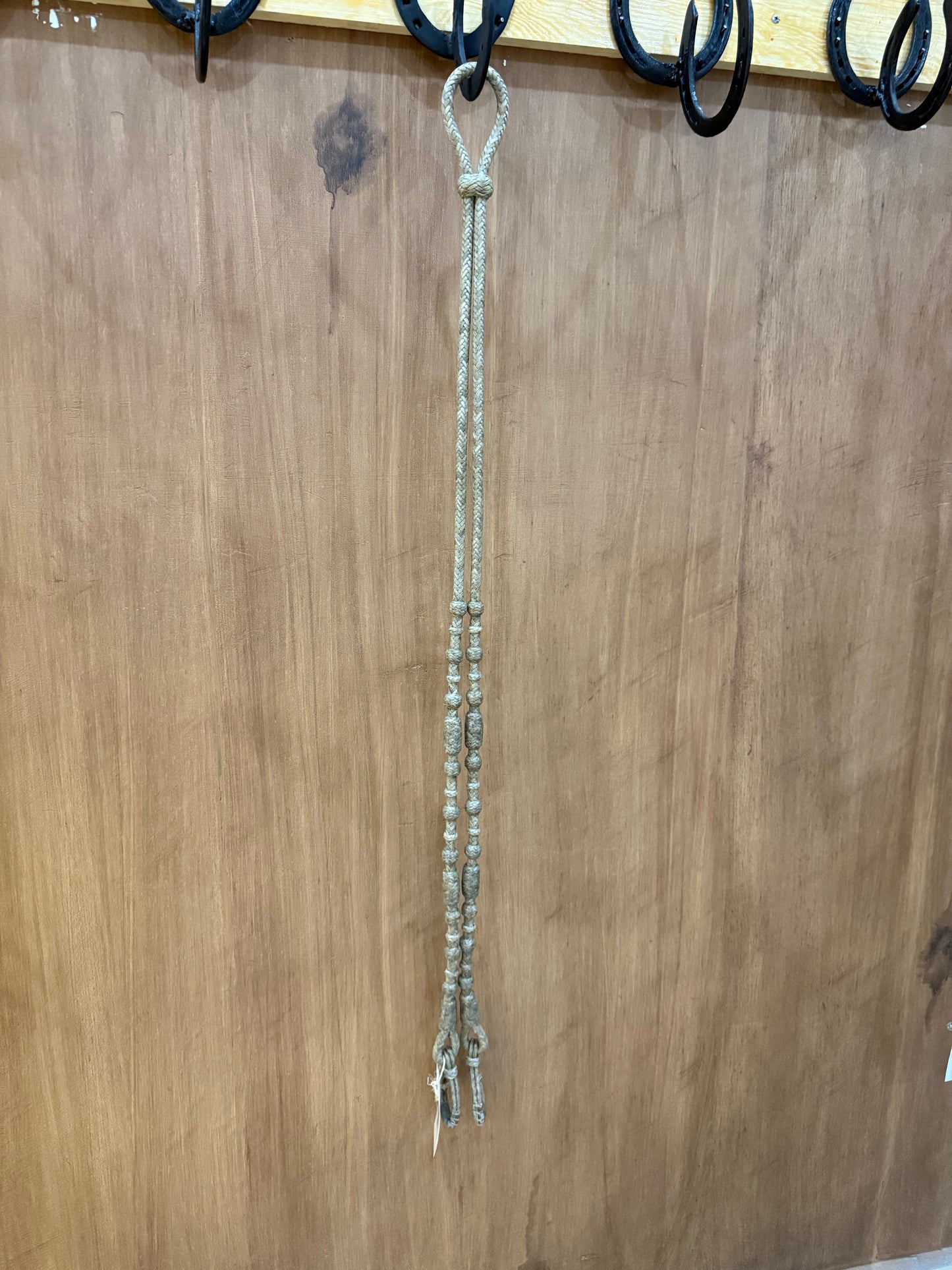 Rawhide braided reins 24 plaits