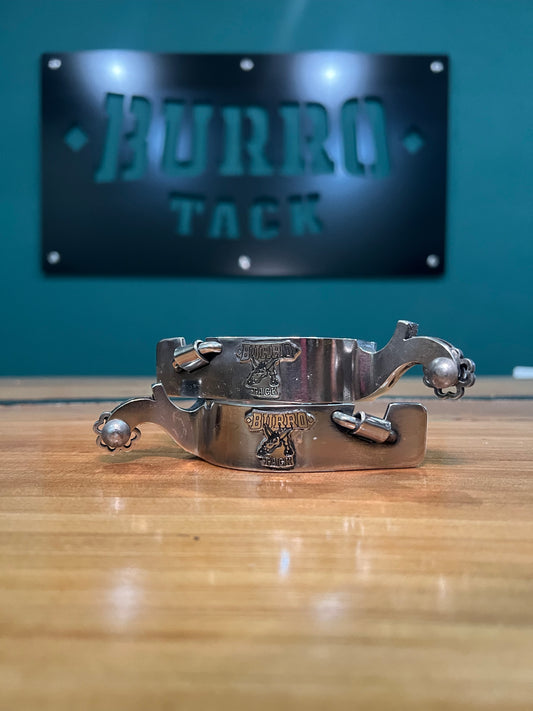 Burrotack inox ladies spurs 10
