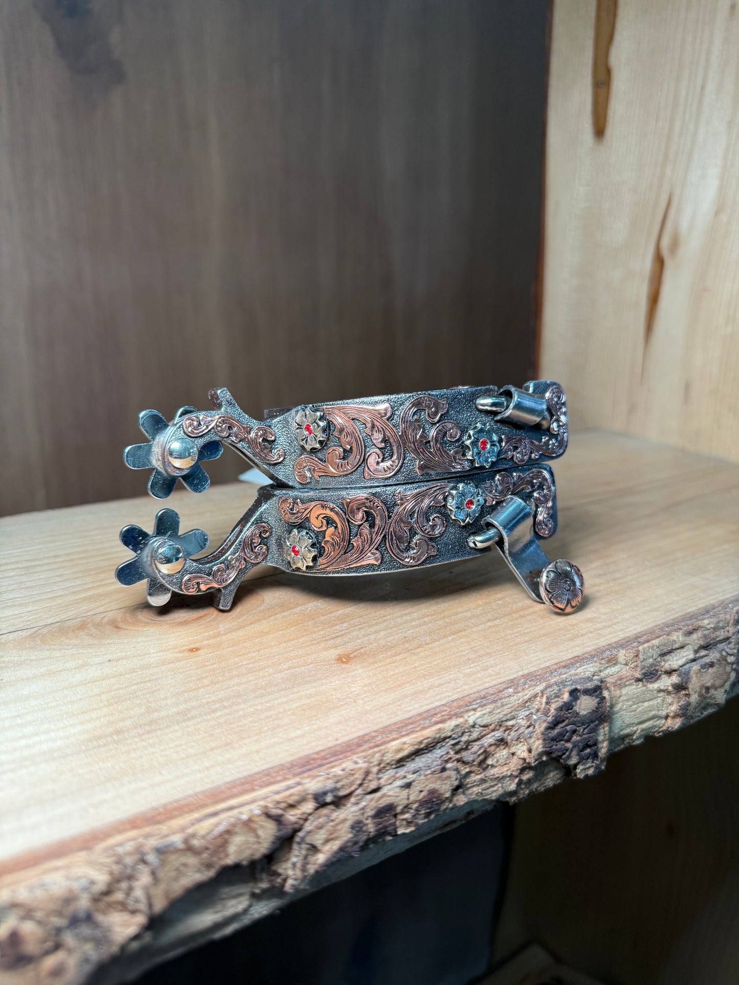 Ladies spurs 6 rose gold