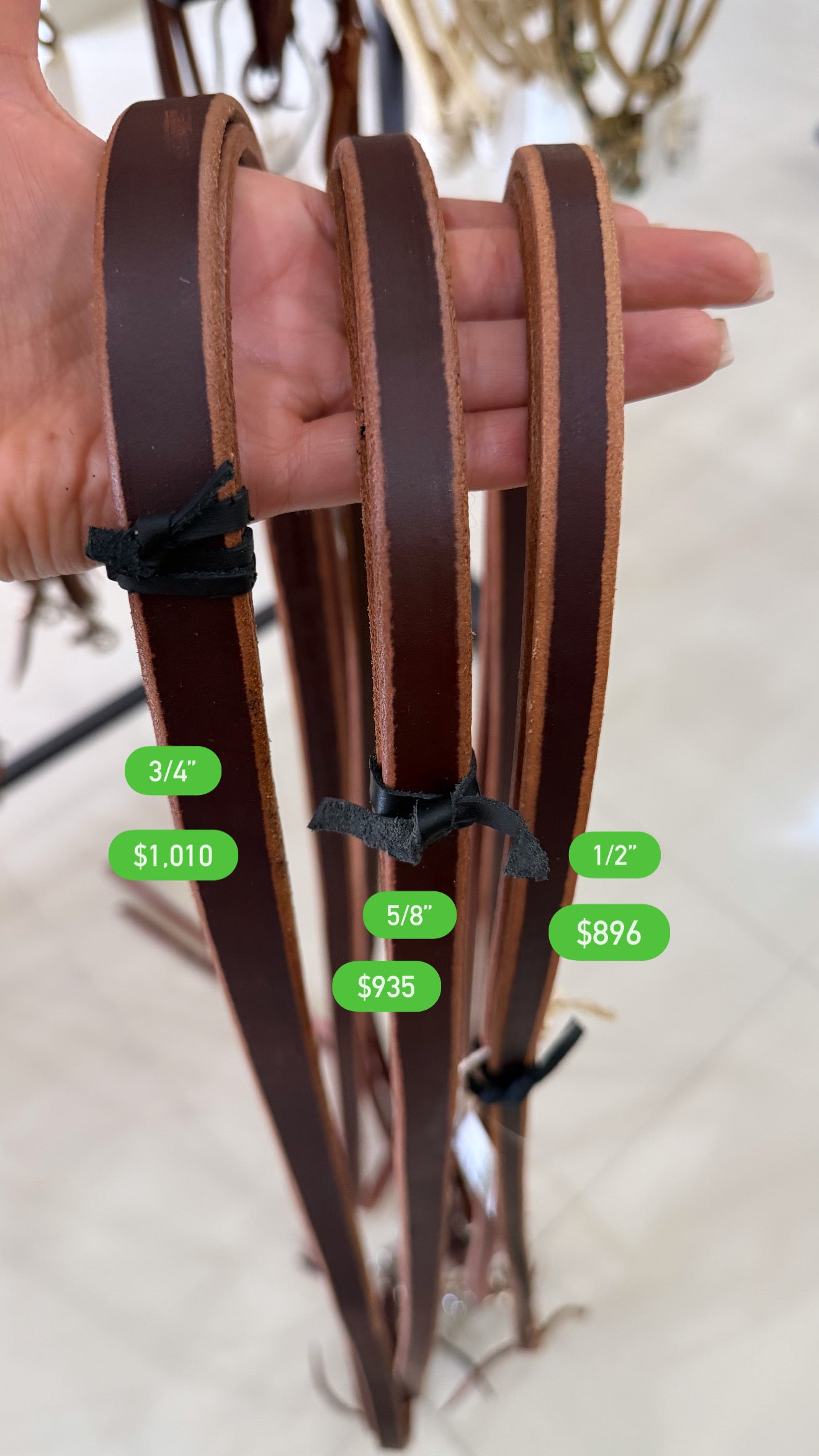 Harness split reins