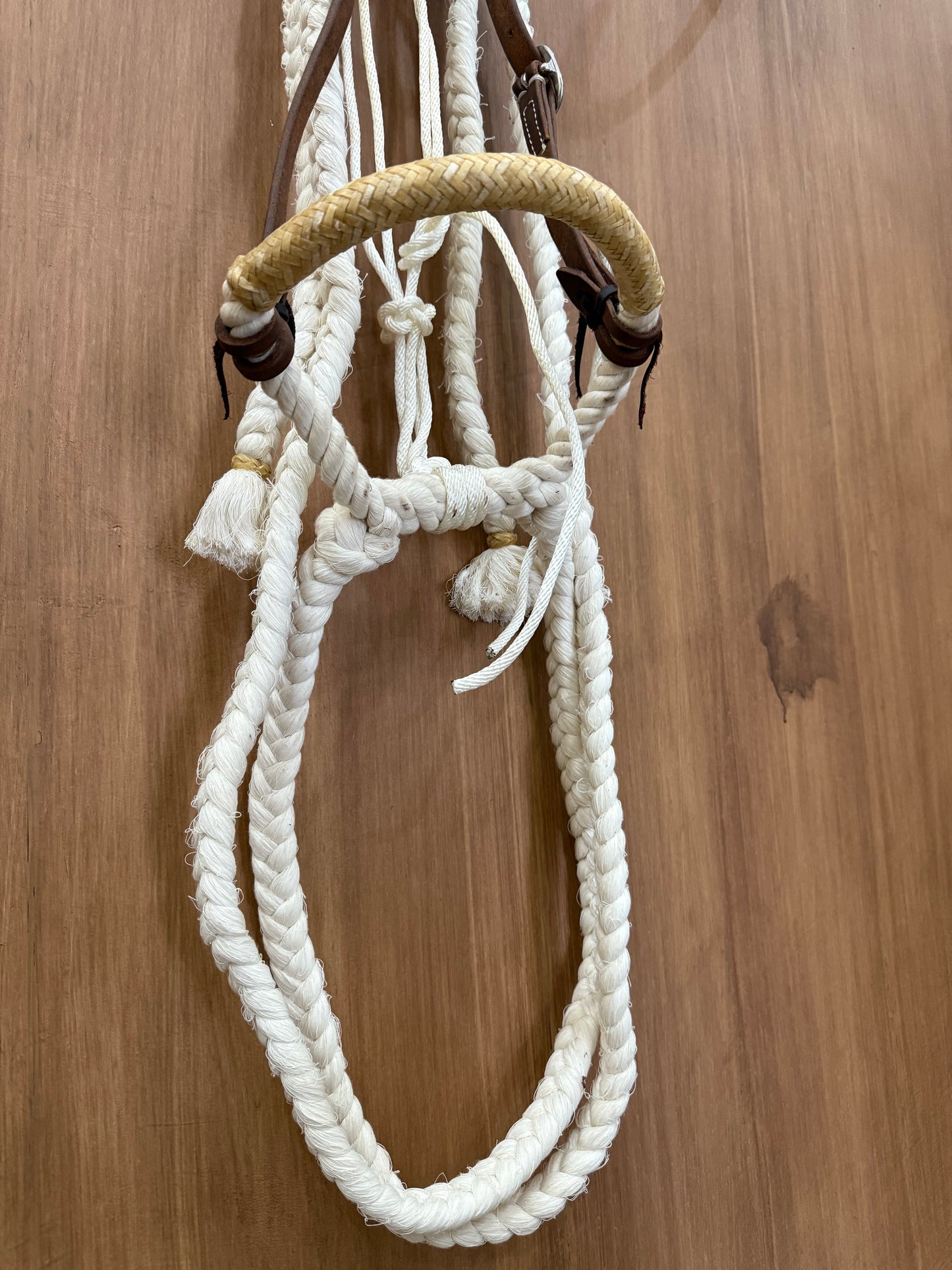 Cotton Hackamore with reins